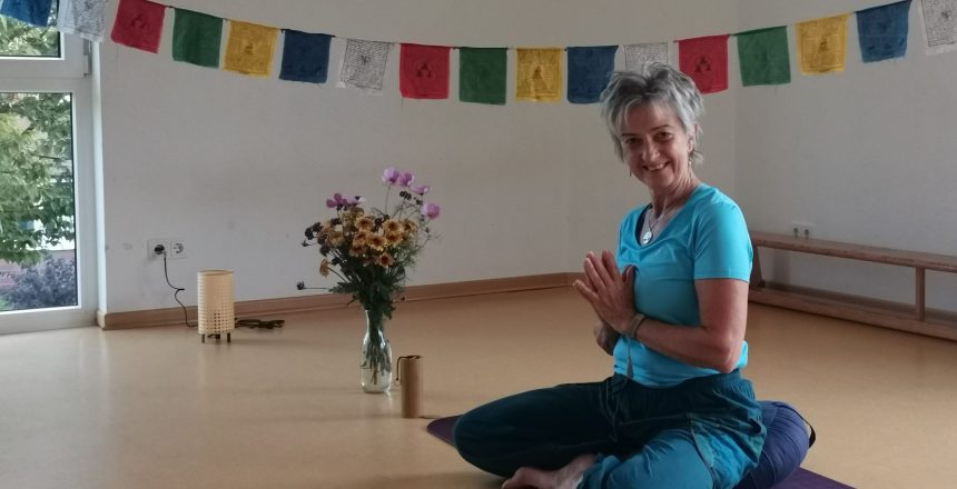 Birgit auf Matte